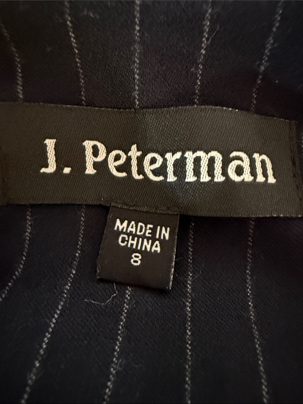 J. Peterman | Pin Stripe Wool Coat - Picture 5 of 5